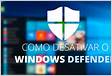 Por que e como desativar o Windows Defender no Windows 1